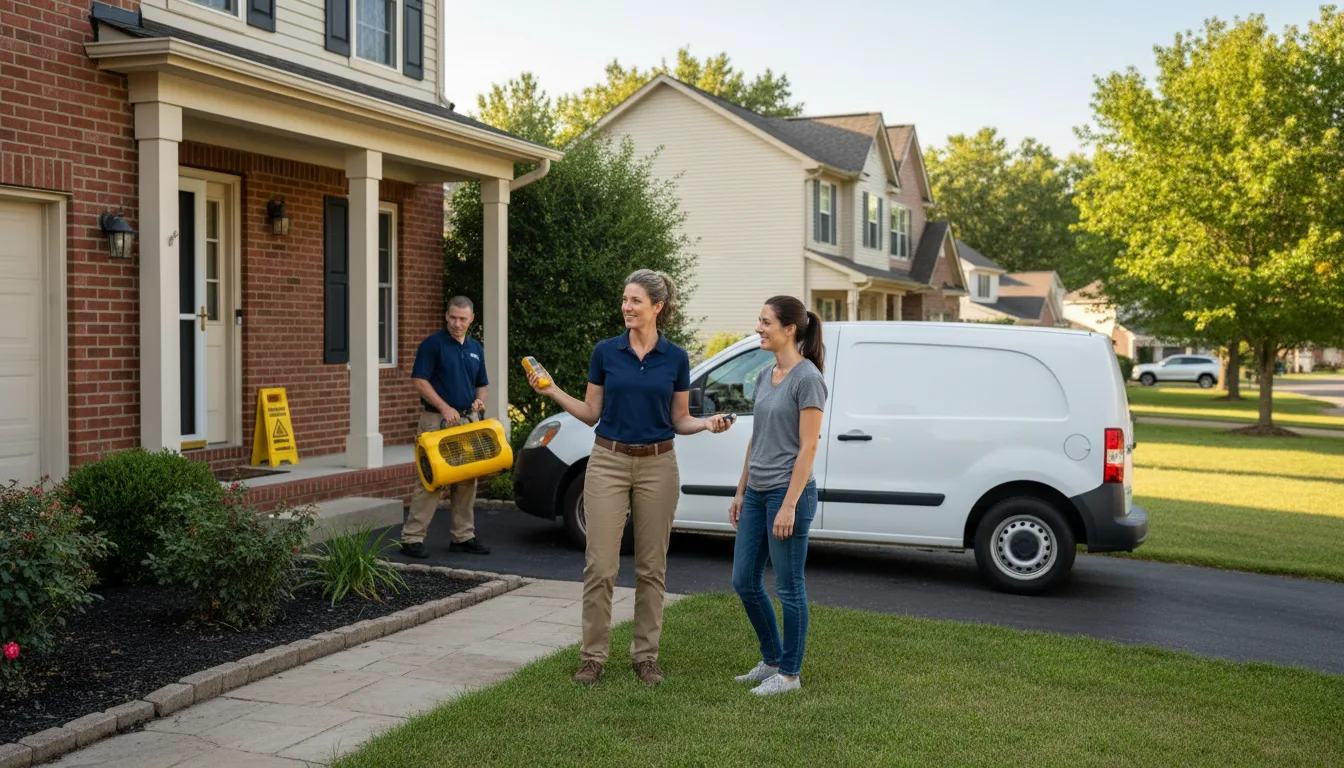 Water restoration image for Water Damage & Restoration Services in Williamson, WV